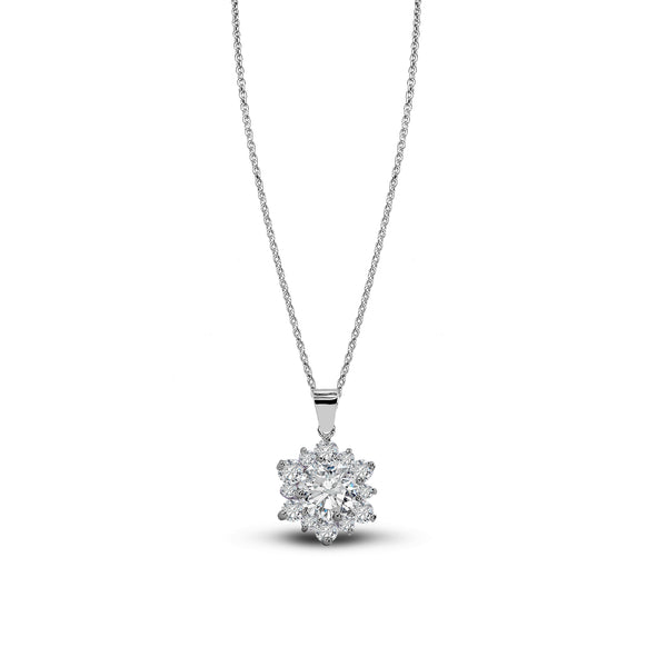 Moissanite Diamond Pendant - MDP027