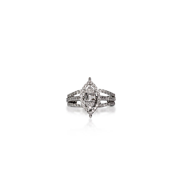Marquise shaped Diamond Ring