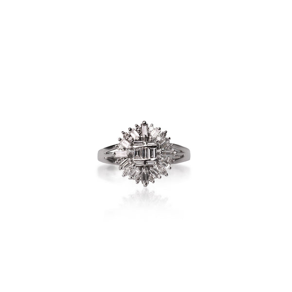 Floral Diamond Ring