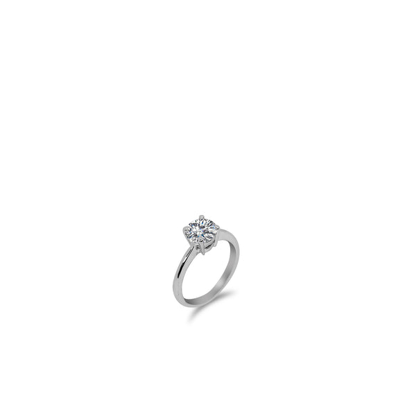 1 Carat Moissanite Diamond Ring - MDR009