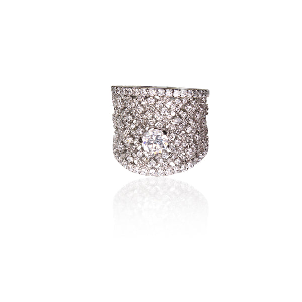 Ring in Cubic Zircons