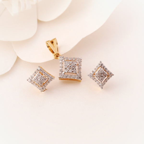 Locket Set in Cubic Zircons (6240004833463)