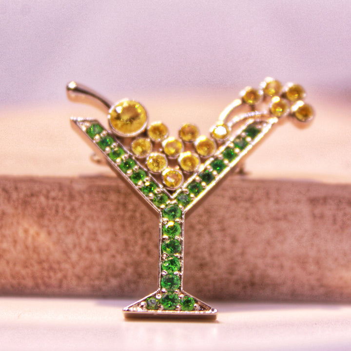 Brooch with Colored Stones (6277408489655)