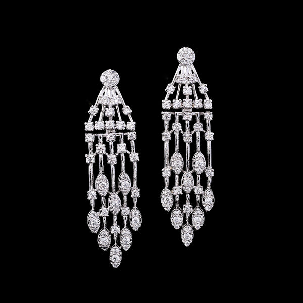 Earrings in Cubic Zircons (6240000868535)