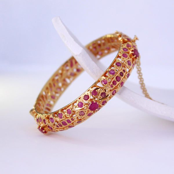 Bangle in Real Rubies (6239995003063)
