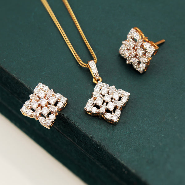 Pendant Set in Cubic Zircons (7023929852087)