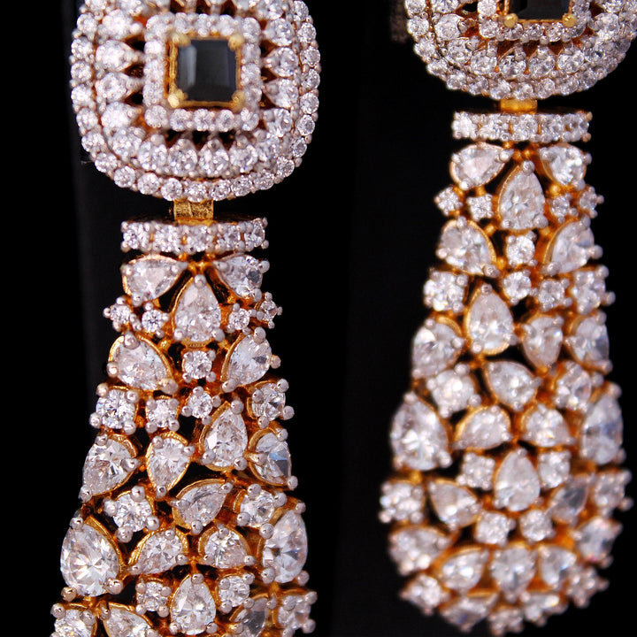 Diamond style earrings (6239995199671)