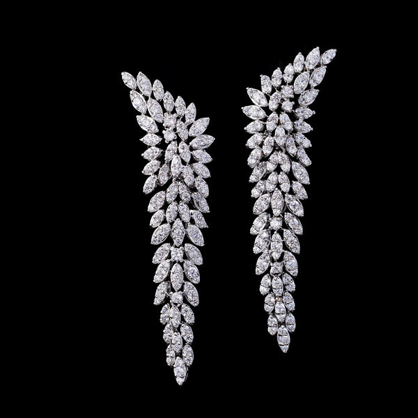 Earrings in Cubic Zircons (6240000966839)