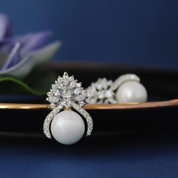 Tops with Pearls and Zircons, (6239989858487)