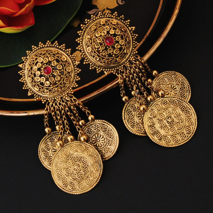 Earrings with Chetum (6239989825719)