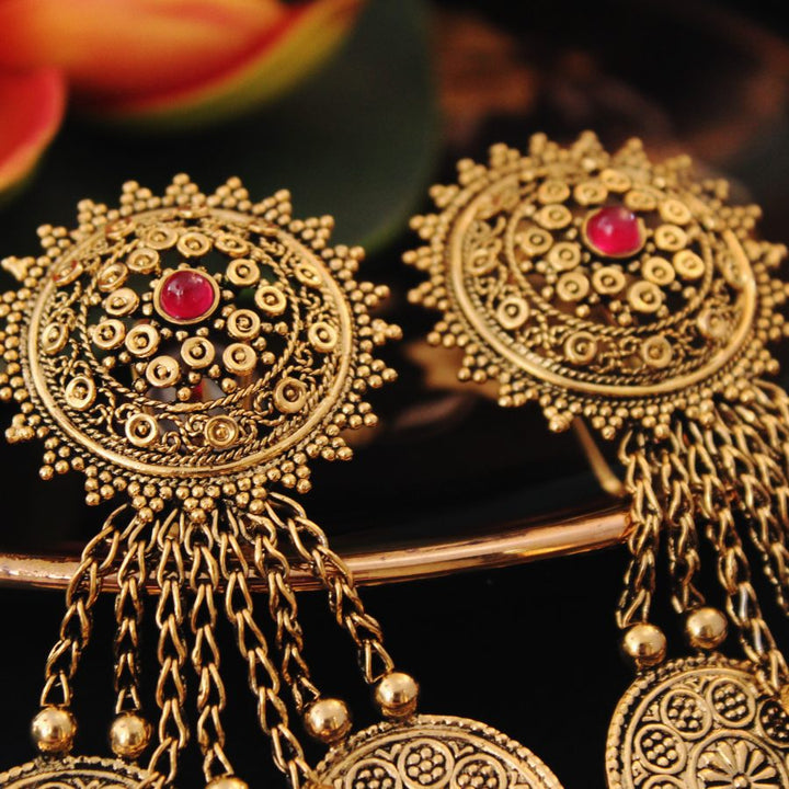 Earrings with Chetum (6239989825719)