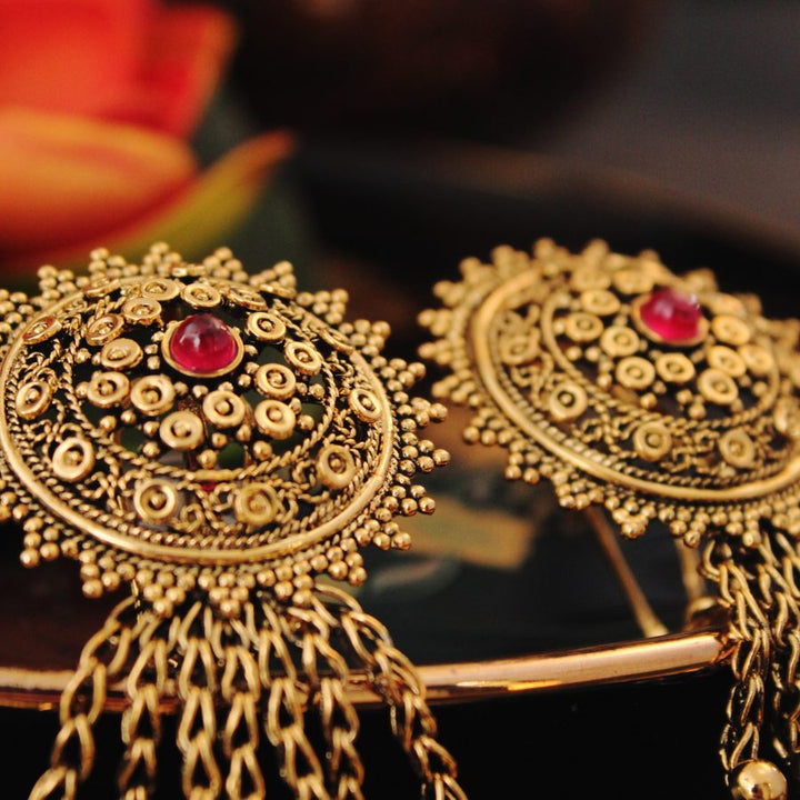 Earrings with Chetum (6239989825719)