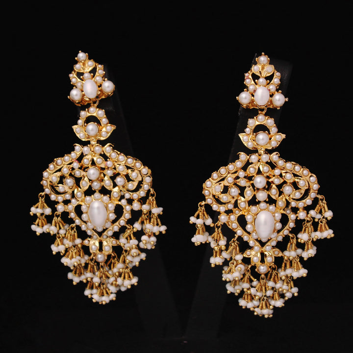 Earrings with Pearls (6239990743223)