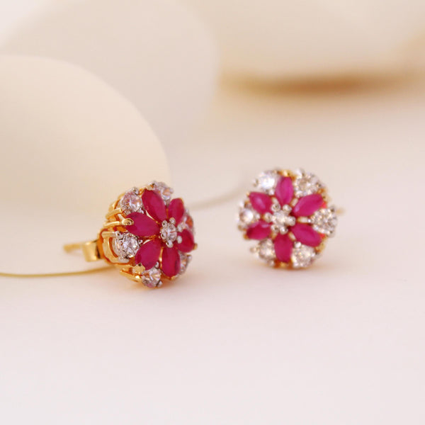 Diamond style studs in chetum (6239995691191)