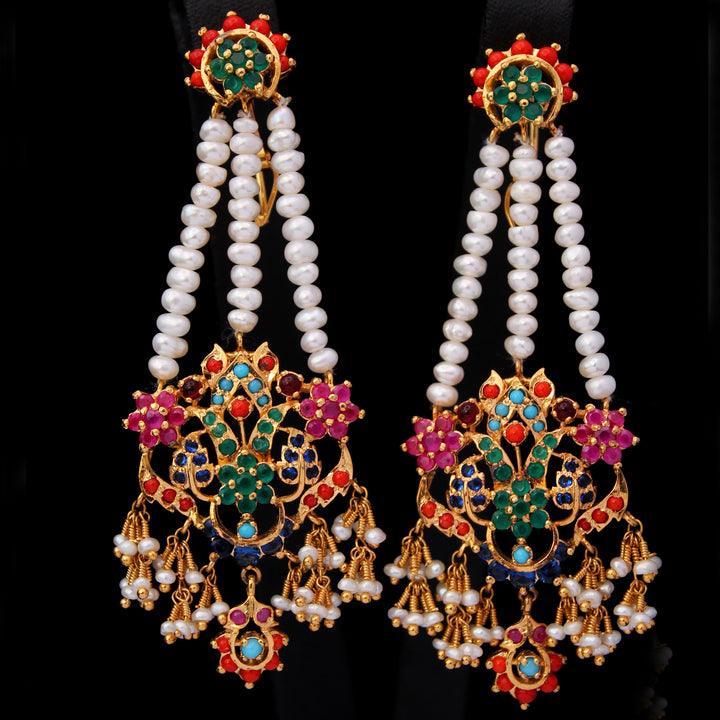 Earrings with Nauratan (6239991431351)