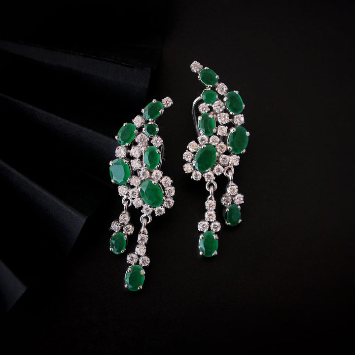 Earrings in Jade (6239996051639)