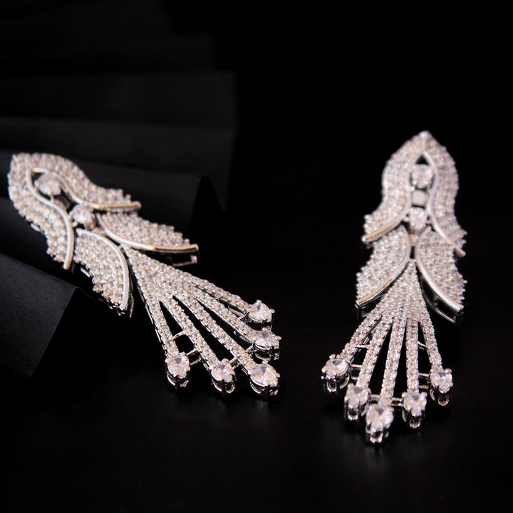 Diamond style earrings (6239996117175)