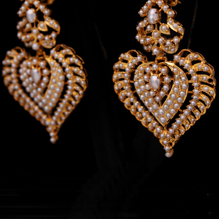 Earrings with Pearls (6239992807607)