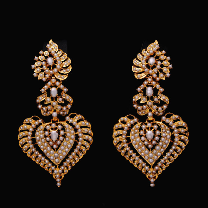 Earrings with Pearls (6239992807607)