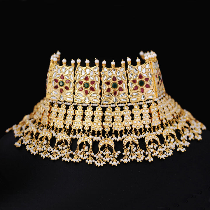 Necklace Set in Kundan (6239999688887)