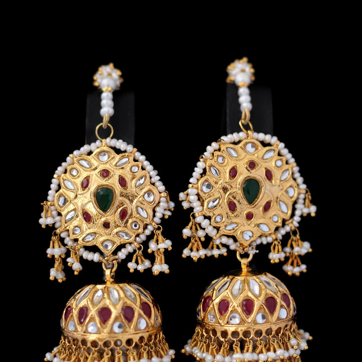 Necklace Set in Kundan (6239999688887)