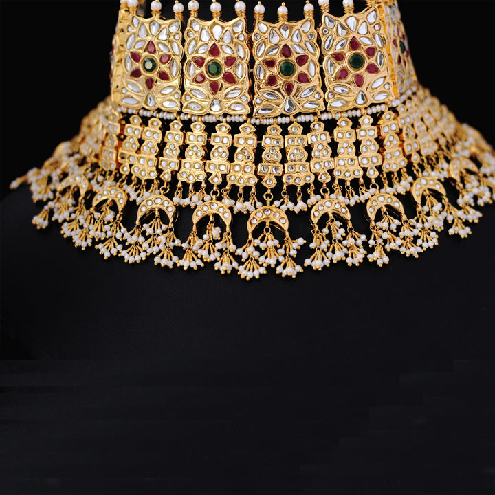 Necklace Set in Kundan (6239999688887)