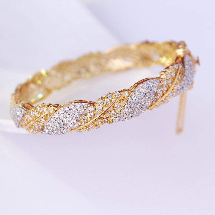 Bangle with Cubic Zircons (6239994183863)