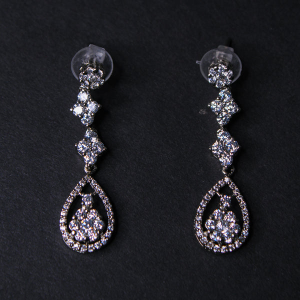 Earrings in Cubic Zircons (6798609776823)