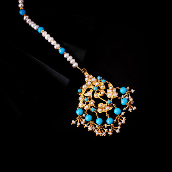 Teeka in Feroza and Pearls (6240001622199)
