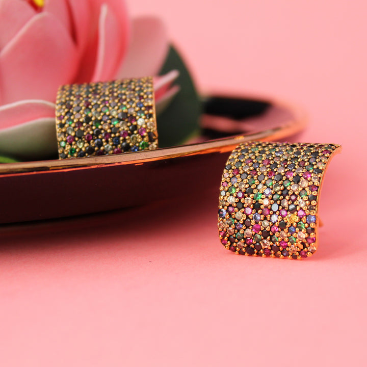 Earrings in Multi Color Stones (6240001917111)