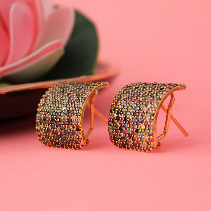 Earrings in Multi Color Stones (6240001917111)