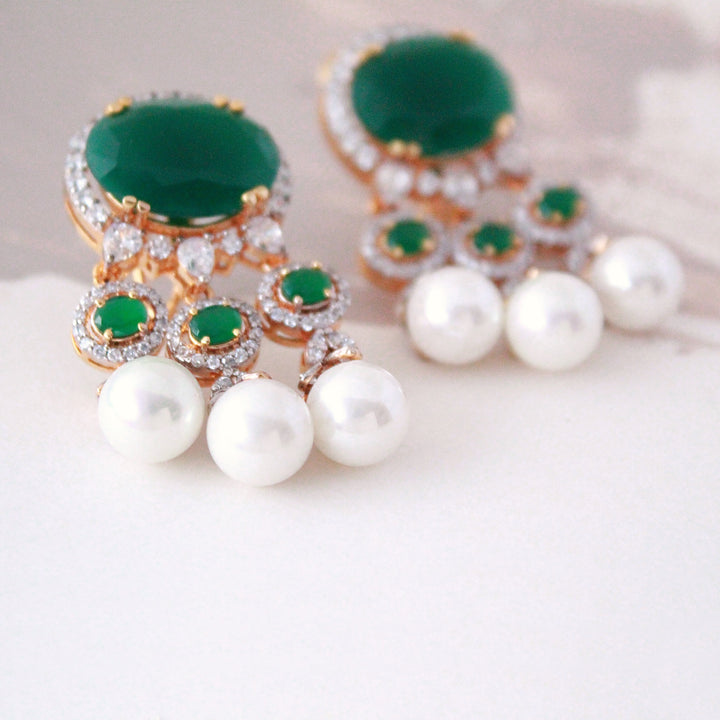 Necklace Set in Jade and Pearls (6240005783735)