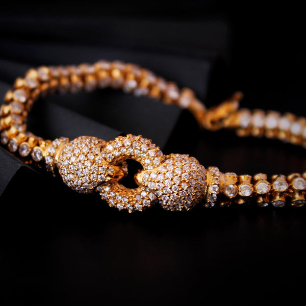 Diamond style bracelet (6239998050487)