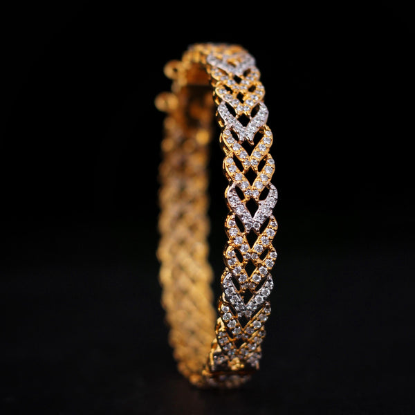 Diamond style bangle (6239998410935)