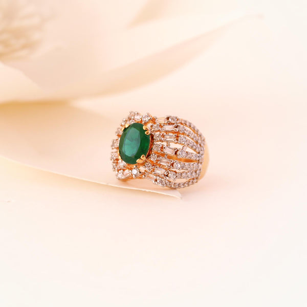 Cocktail ring in green onyx (6240020988087)