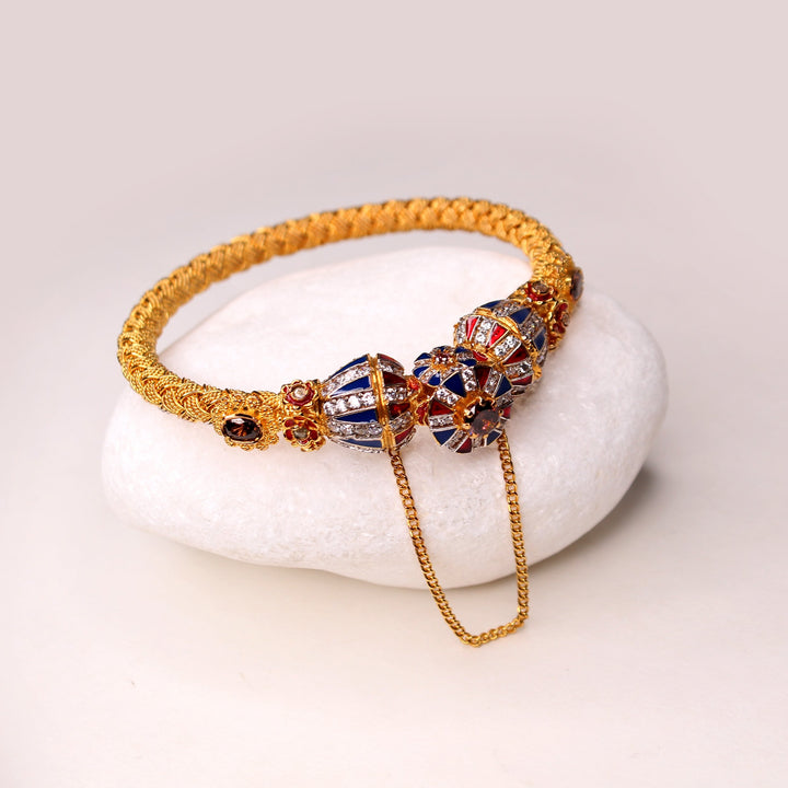 Bangle in Falsa Color Zircons and Cubic Zircons (7484776022250)