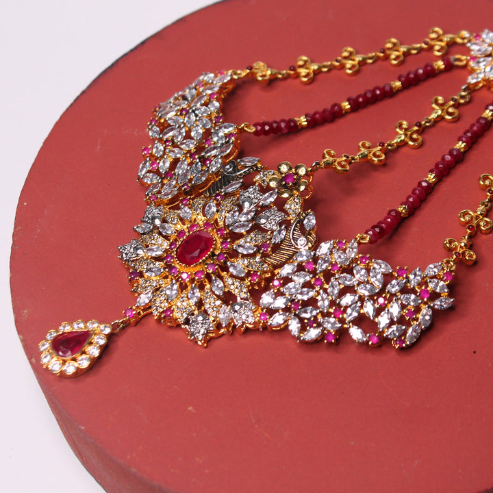 Necklace Set in Chetum and Zircons (7508414169322)