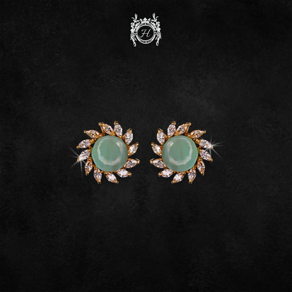 Revolving Zircons Tops with Aqua