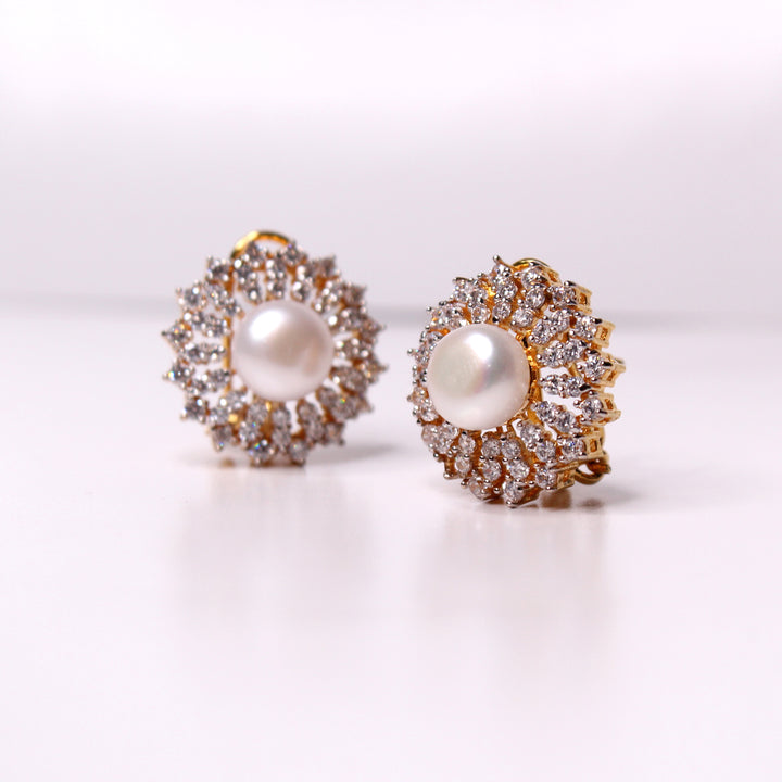 Tops in Cubic Zircons and Pearl (7488671187178)
