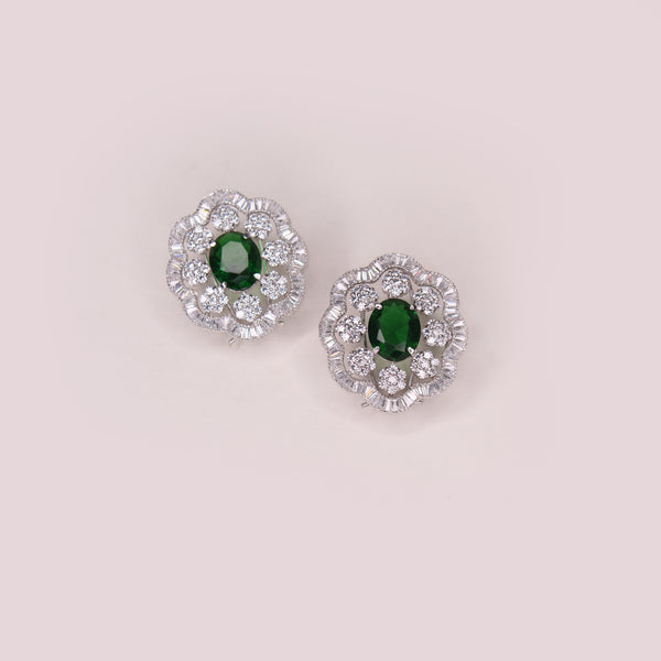 Solitaire Zircon Earring