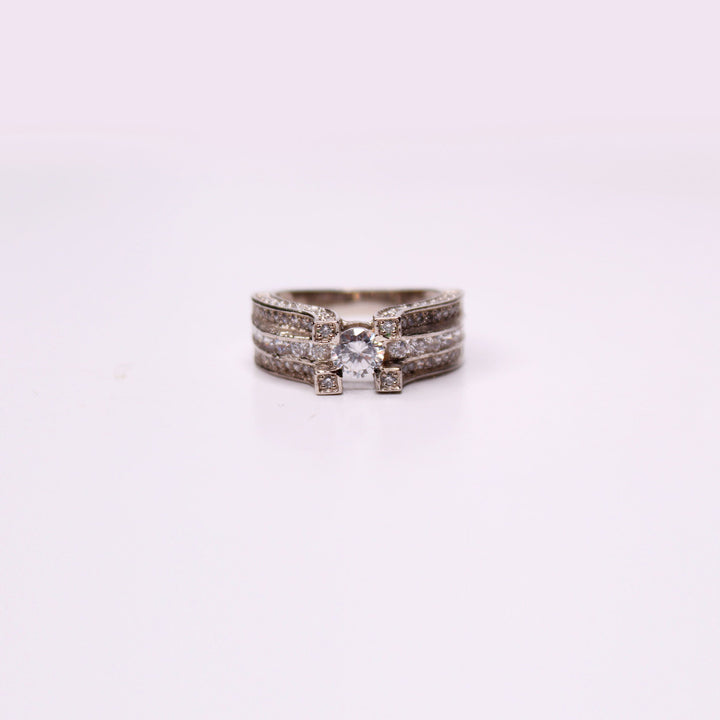 Ring in Cubic Zircons (7502748385514)