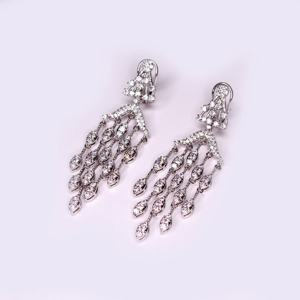 Earring in Cubic Zircons (7503644328170)