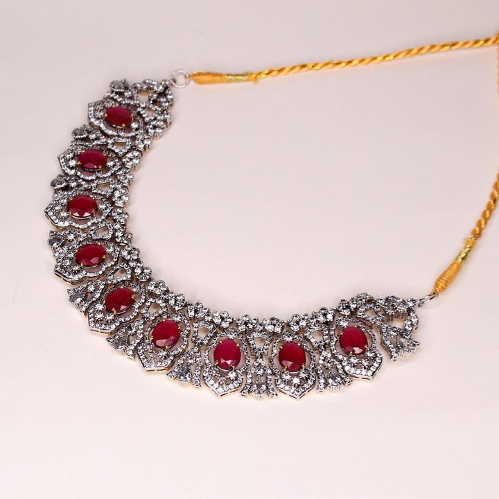 Necklace Set in Chetum and Zircons (7352459886826)