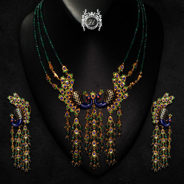Peacock Necklace Set