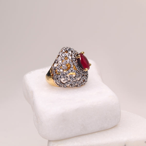 Ring in Chetum and Zircons (7435651678442)
