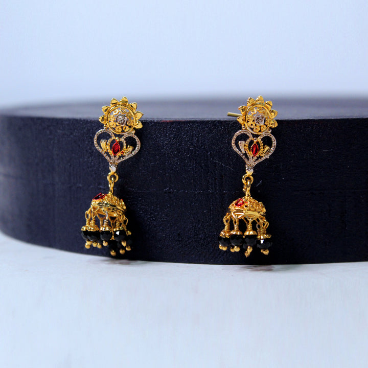 Earrings in Chetum and Zircons (6929479106743)