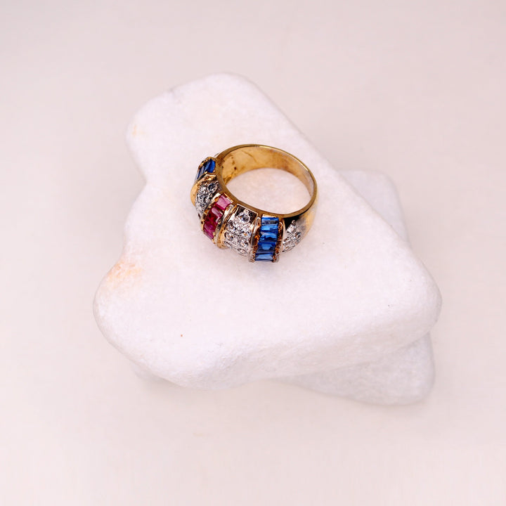 Ring in Chetum and Blue Onyx (7484655730922)