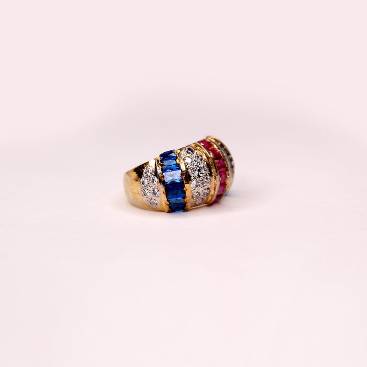 Ring in Chetum and Blue Onyx (7484655730922)