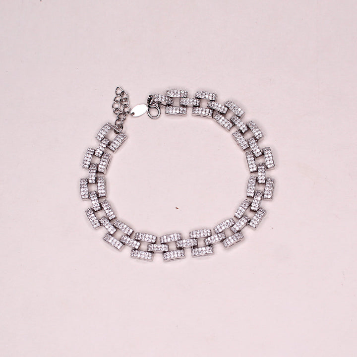 Bracelet in Cubic Zircons (7484597829866)