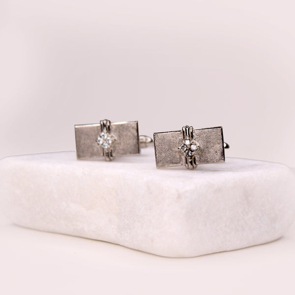 Cufflink in Cubic Zircons (7480440946922)